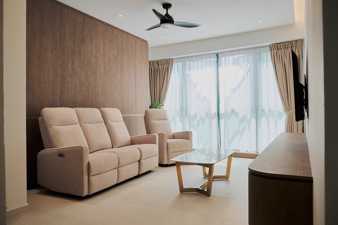 Living room with sofa