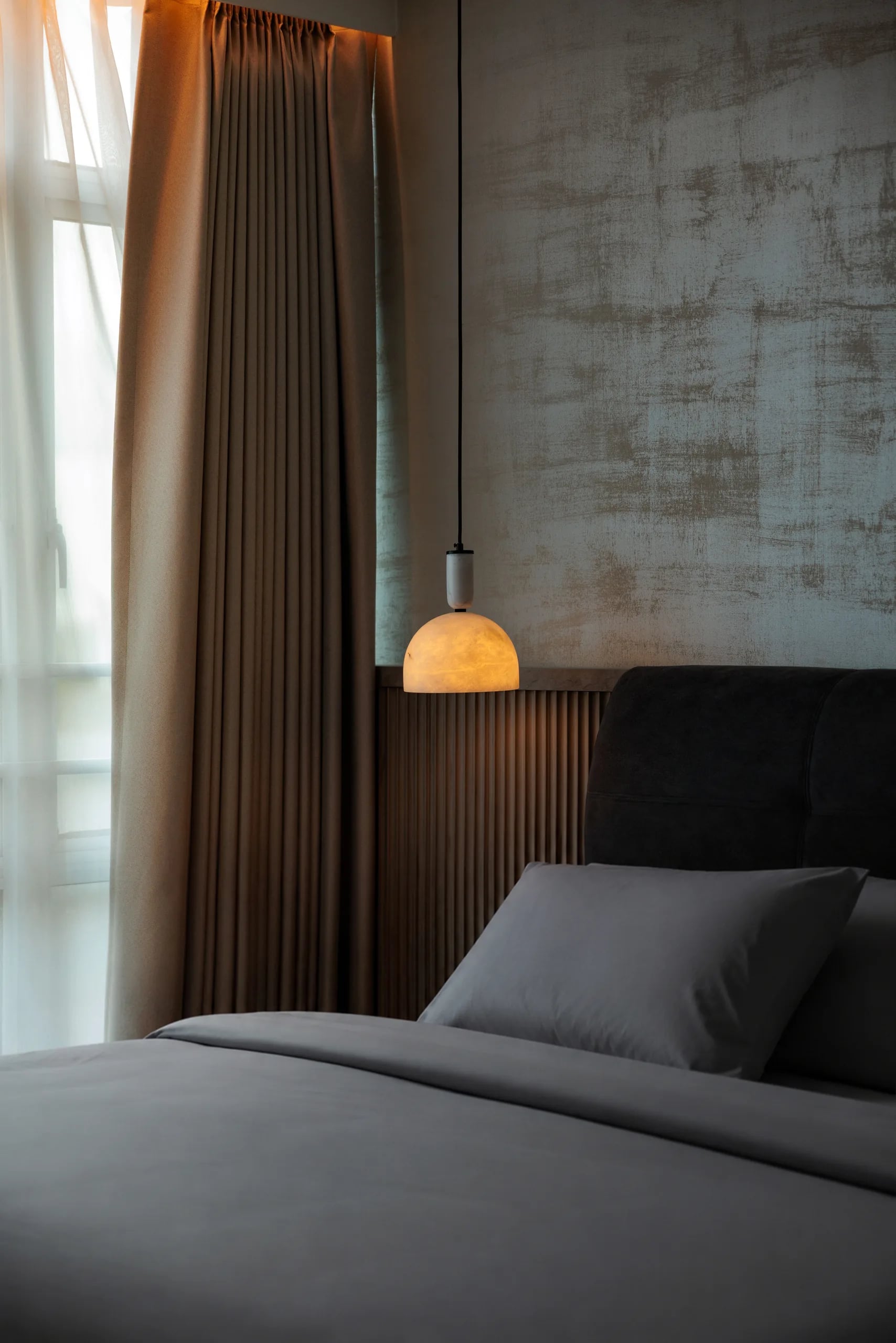 Proximo master bedroom close up texture paint